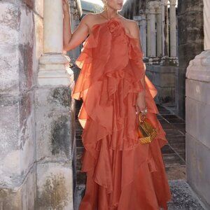 Aje Pandorea Layered Maxi Dress